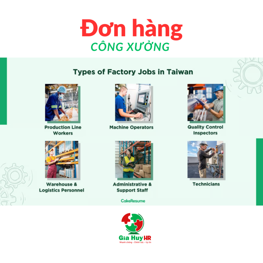 don hang cong xuong dai loan