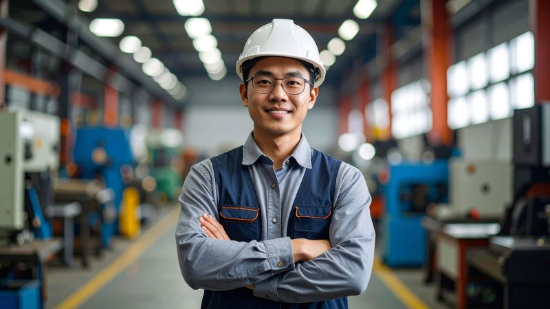 Lao động Việt Nam làm việc tại xưởng sản xuất điện tử Đài Loan năm 2026