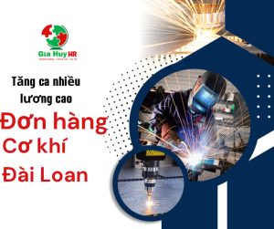 dơn hàng cơ khí dài loan