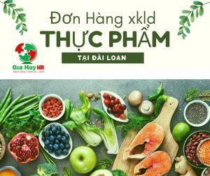 dơn hàng thực phẩm dài loan